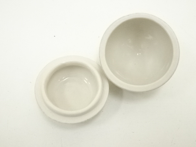  京焼　河合誓徳造　干支辰香合（箱付）